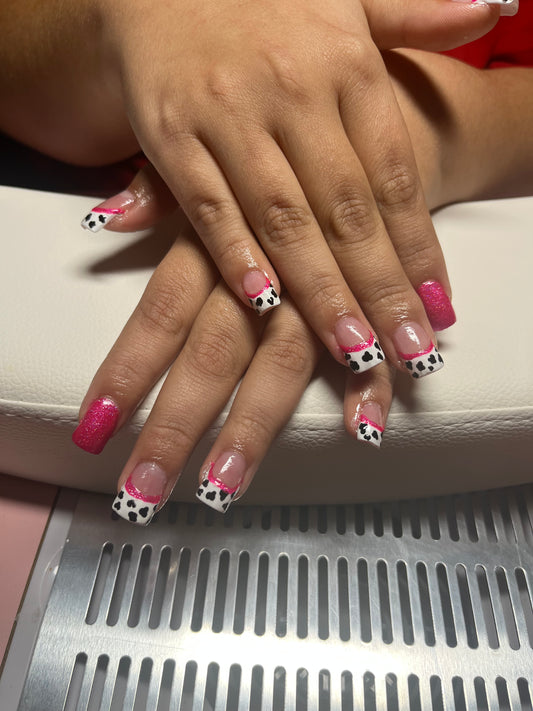Pink with Cow Print Frenchie